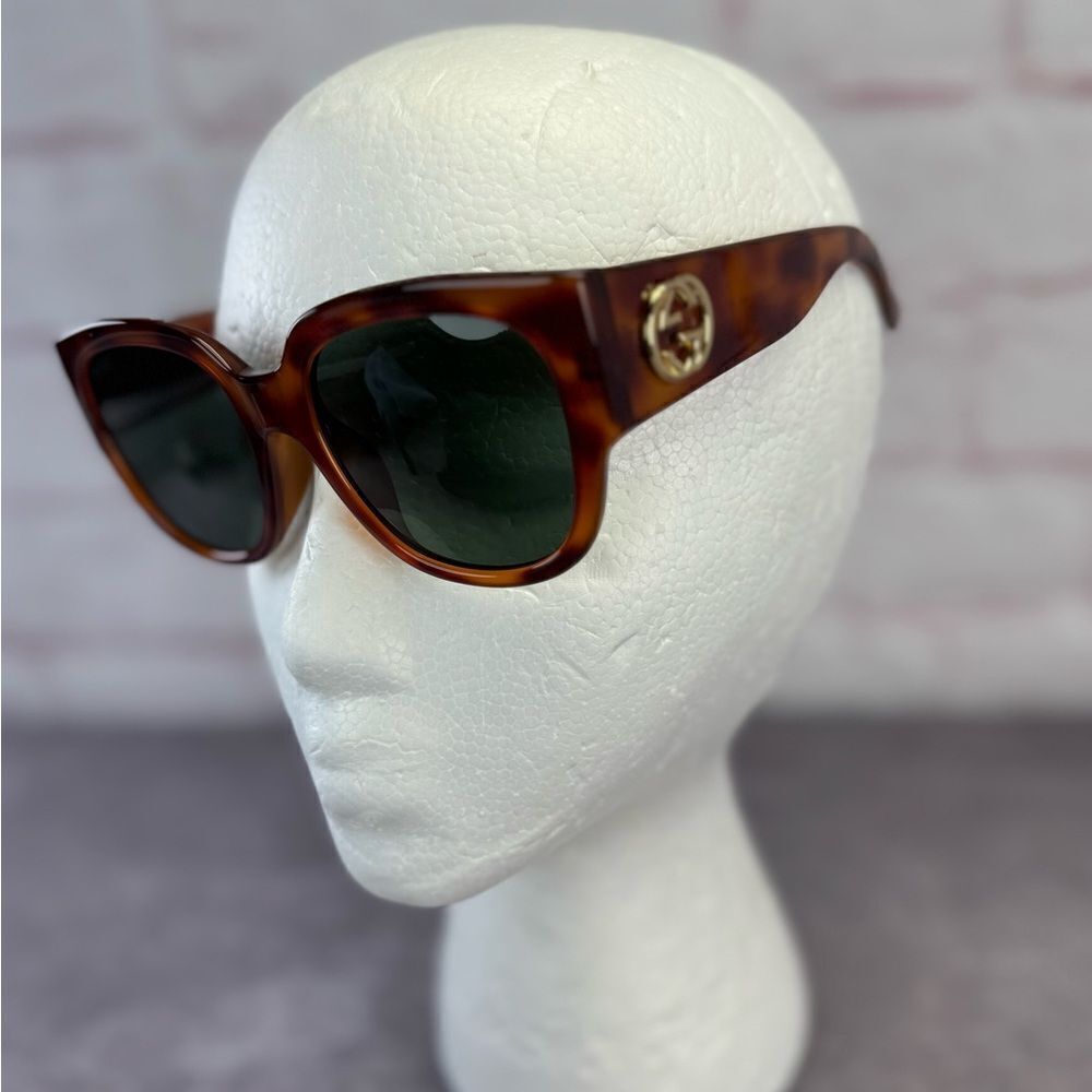 Gucci Sunglasses GG0142SA 002 Women S Havana Gucci Eyewear - Picture 2 of 11